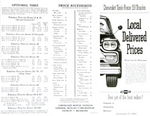 Chevrolet Parts -  1959 TRUCK DELIVERED RETAIL PRICE LIST