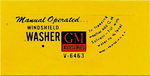 Chevrolet Parts -  WINDSHIELD WASHER BOTTLE TAG-MANUAL