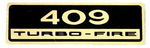 Chevrolet Parts -  1961-64 CAR "409 TURBO FIRE" DECAL