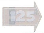 Chevrolet Parts -  1953-54 PASS "125"HP AUTO TRANS VALVE COVER DECAL