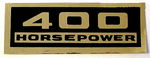 Chevrolet Parts -  1963 PASS "400" HP VALVE COVER DECALS