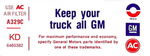 Chevrolet Parts -  1972-75 KEEP YOUR TRK ALL GM AIR CLNR DECAL