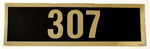 Chevrolet Parts -  1968-71 TRUCK "307" VALVE COVER DECAL