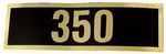 Chevrolet Parts -  1969-71 TRUCK "350" VALVE COVER DECAL