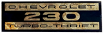 1963 PASS "230" TURBO-THRIFT VALVE COVER DECAL