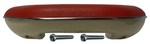 Chevrolet Parts -  1955-65PU COMPLETE ARM REST-RED/BEIGE