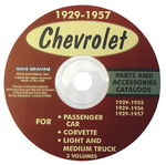 Chevrolet Parts -  1929-1957 MASTER PARTS BOOKS-DIGITAL CD