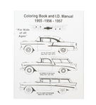 Chevrolet Parts -  1955-57 CAR COLORING BOOK