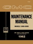 GMC Parts -  1962 GMC TRUCK SHOP MANUAL