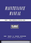 GMC Parts -  1947-54 GMC TRUCK SHOP MANUAL