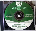 Chevrolet Parts -  1957 CAR SHOP MANUAL CD - 1 VOLUME
