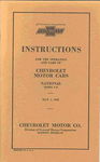 Chevrolet Parts -  1928 CAR OWNERS MANUAL
