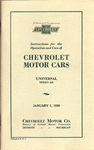 Chevrolet Parts -  1930 CAR OWNERS MANUAL