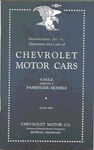 Chevrolet Parts -  1933 MASTER CAR OWNERS MANUAL