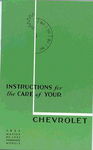 1935 CHEVROLET MASTER OWNERS MANUAL