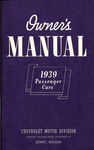 Chevrolet Parts -  1939 CAR OWNERS MANUAL