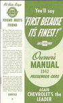 Chevrolet Parts -  1942 CAR OWNERS MANUAL