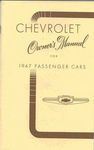 Chevrolet Parts -  1947 CAR OWNERS MANUAL