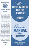 Chevrolet Parts -  1941 CHEVROLET TRUCK OWNERS MANUAL