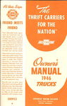 Chevrolet Parts -  1946 CHEVROLET TRUCK OWNERS MANUAL