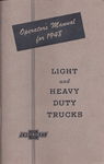 Chevrolet Parts -  1948 CHEVROLET TRUCK OWNERS MANUAL