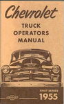 Chevrolet Parts -  1955-1ST SERIES TRUCK OWNERS MANUAL