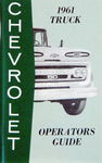 Chevrolet Parts -  1961 CHEVROLET TRUCK OWNERS MANUAL