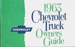 1963 CHEVROLET TRUCK OWNERS MANUAL