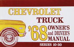 1968 CHEVROLET TRUCK OWNERS MANUAL