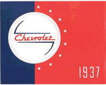 Chevrolet Parts -  1937 CAR SALES BROCHURE