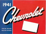 Chevrolet Parts -  1941 CAR SALES BROCHURE