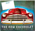 Chevrolet Parts -  1947 CAR SALES BROCHURE