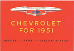 Chevrolet Parts -  1951 CAR SALES BROCHURE