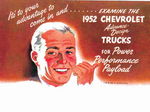 Chevrolet Parts -  1952 TRUCK COLOR SALE BROCHURE