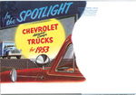Chevrolet Parts -  1953 TRUCK COLOR SALES BROCHURE