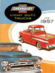Chevrolet Parts -  1957 CHEVROLET TRUCK SALES BROCHURE