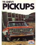 Chevrolet Parts -  1975 TRUCK COLOR SALE BROCHURE