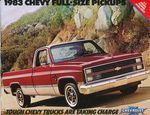 Chevrolet Parts -  1983 TRUCK COLOR SALE BROCHURE