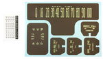 Chevrolet Parts -  1939 EARLY PASS GAUGE DECAL SET