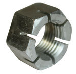 Chevrolet Parts -  SLOTTED HEX NUT 1/2"-20 ZINC PLATED
