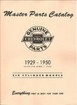 Chevrolet Parts -  1929-50 CHEVROLET MASTER PARTS BOOK