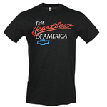 Chevrolet Parts -  HEARTBEAT OF AMERICA SHIRT - BLACK - SPECIFY