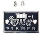 Chevrolet Parts -  1925-31 FISHER BODY TAG-RECTANGULAR