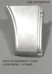 Chevrolet Parts -  1935-36 COUPE REAR QTR PANEL-LEFT