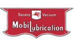 Chevrolet Parts -  "MOBIL LUBRICATION" 5-POINT SIGN - 13" x 30"