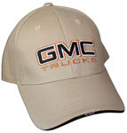GMC Parts -  "GMC TRUCKS"  BALL CAP - TAN