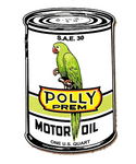 Chevrolet Parts -  "POLLY" OIL CAN SIGN -22" X 34"