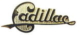 Chevrolet Parts -  "CADILLAC" GOLD SCRIPT HAT PIN - ROUND