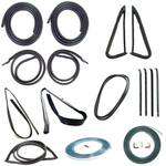 Chevrolet Parts -  1985-87 TRUCK WINDOW/DOOR SEAL KIT-W/TRIM