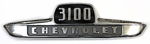 Chevrolet Parts -  1955 1ST SERIES "3100" HOOD EMBLEM